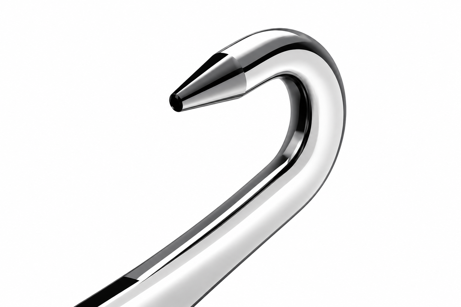 Precision knitting needle surface