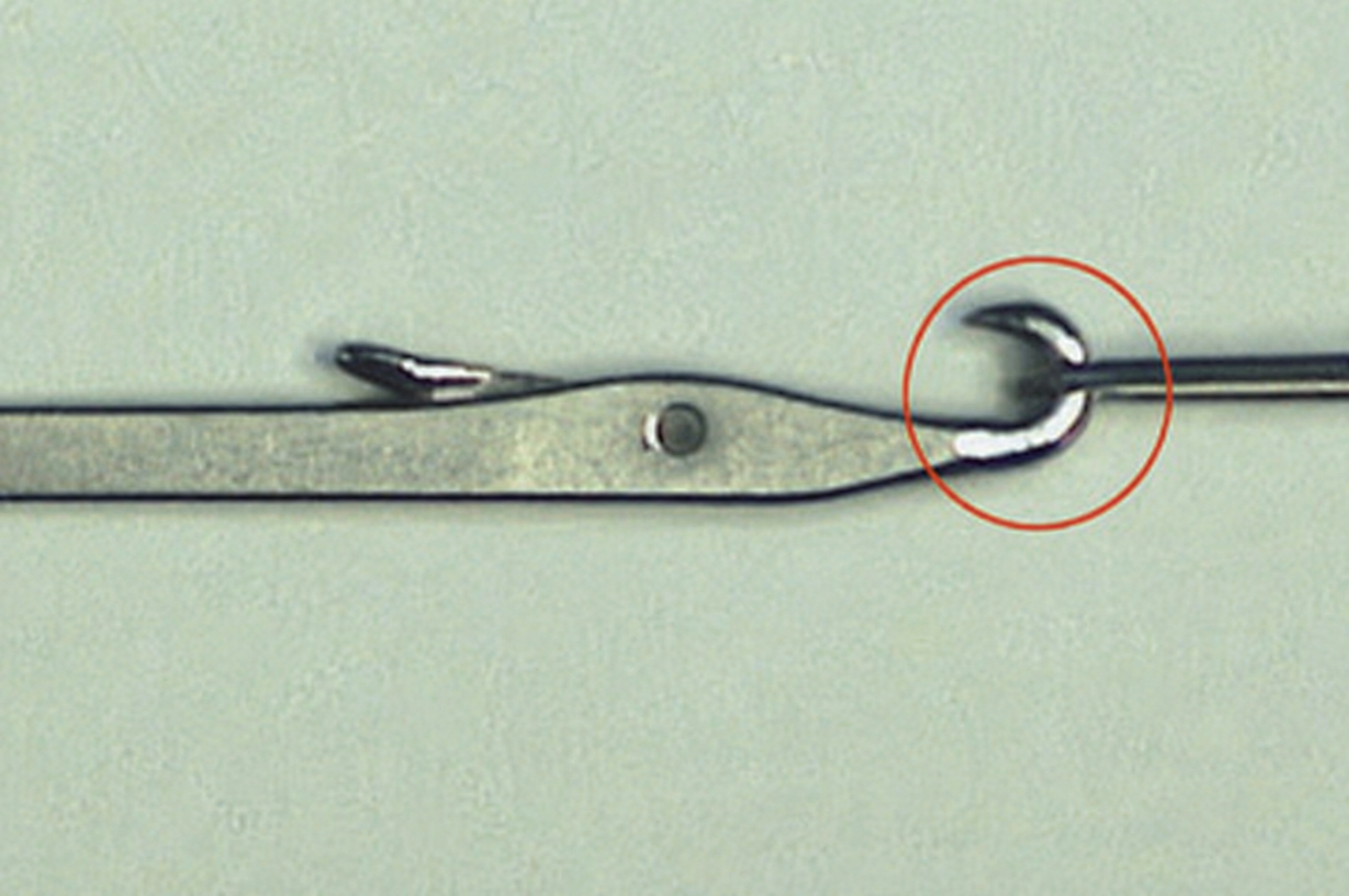 Omega Needles hook tension measurement before