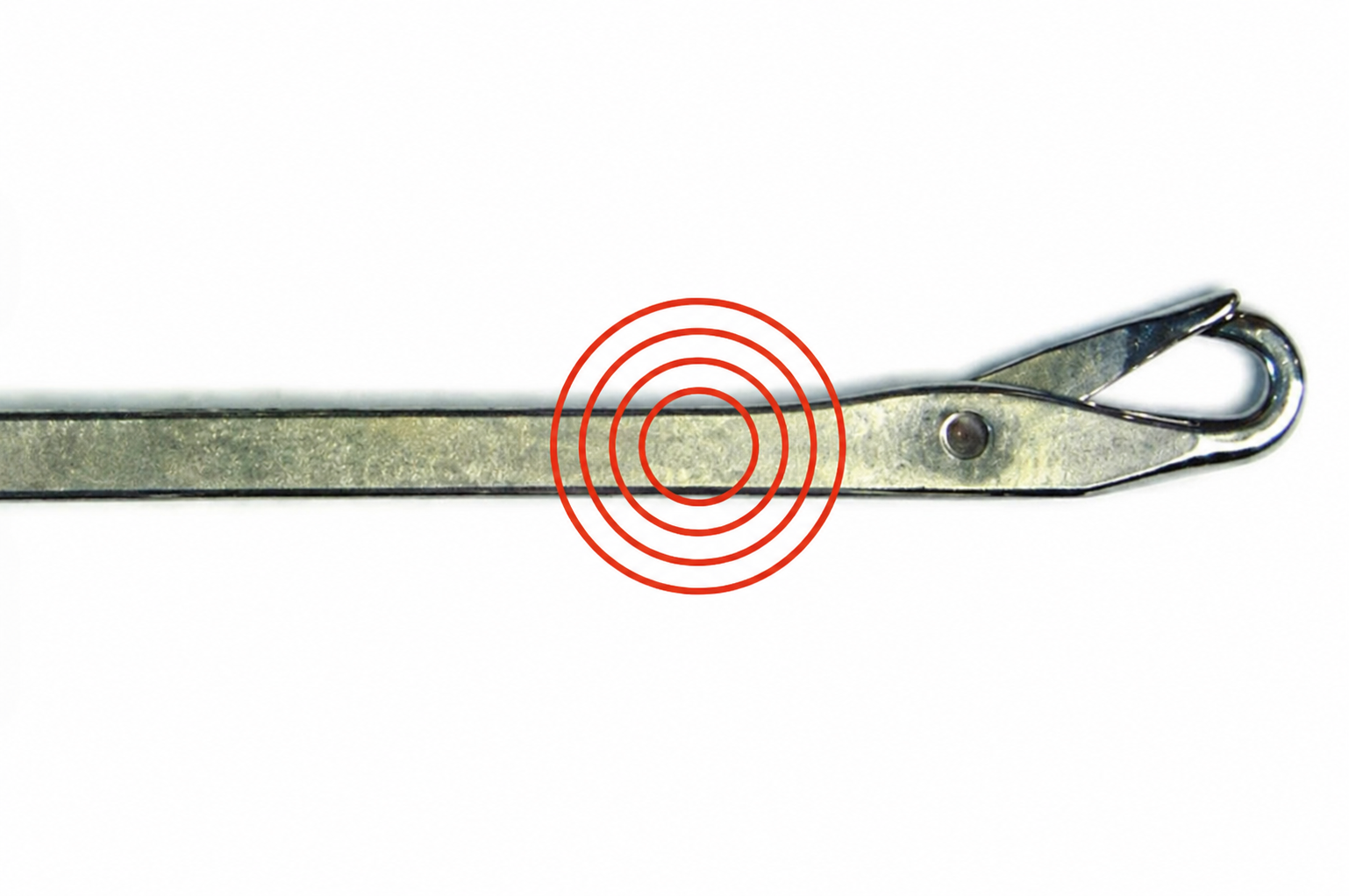 Omega Needles side breakage test before